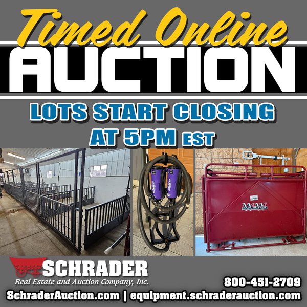 TIMED ONLINE SMALL EQUIPMENT AUCTION