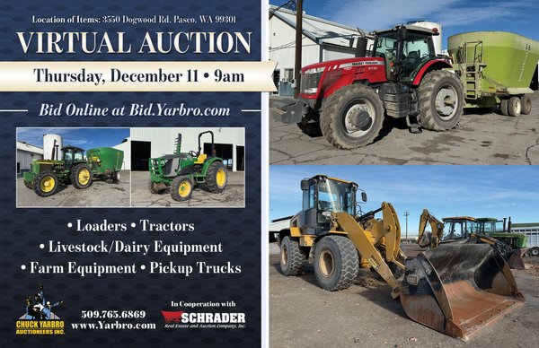 VIRTUAL FARM EQUIPMENT AUCTION IN FRANKLIN COUNTY, WASHINGTON