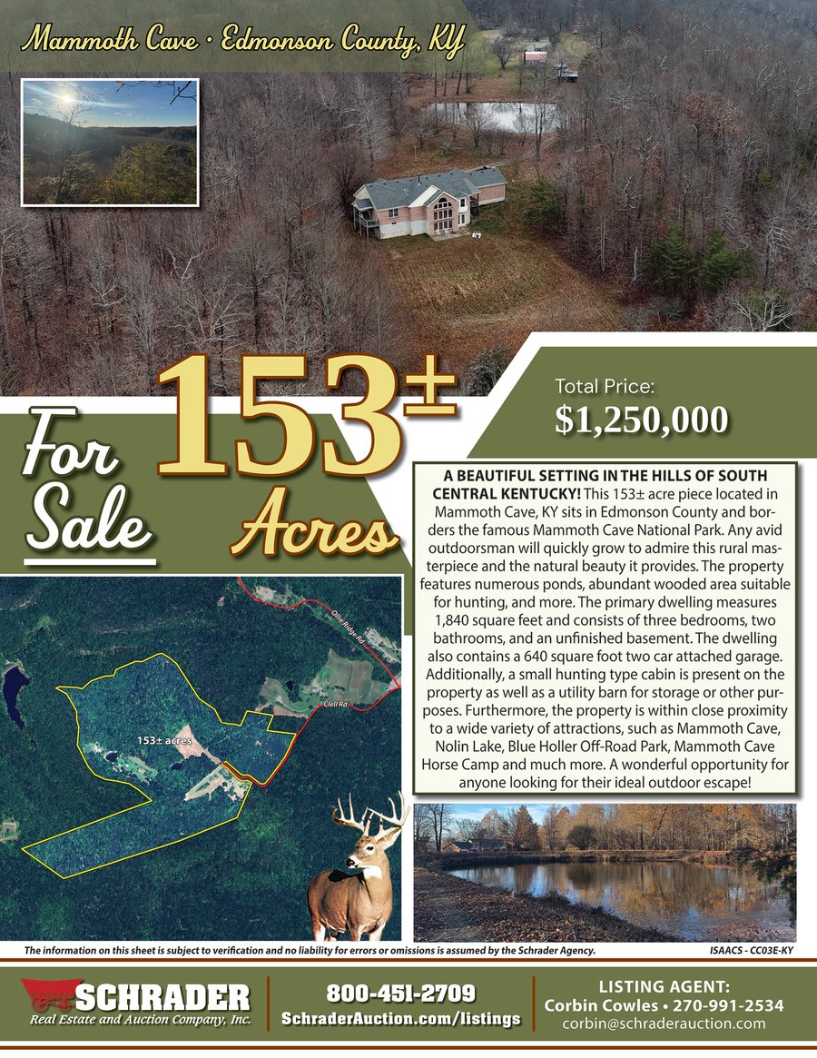 For sale: A Beautiful Setting in the Hills of South Central Kentucky!!