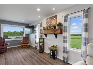 <B><font color=red>STILL ACCEPTING OFFERS</FONT></B>


Schrader Real Estate & Auction Co is pleased to present this unique real estate opportunity comprised of a beautiful custom-built home, scenic pond, large machine shed and barn, all sitting on 34+/- acres. Enjoy your morning coffee from the spacious kitchen or covered deck while seeing wildlife in the fields and pond. This setting offers both the enjoyment of relaxing by yourself or hosting large gatherings with friends and family in the finished basement or large outdoor patio with over 1,000 sq ft of outdoor finished space. Get ready to enjoy all the benefits of being in the country with both the machine shed that has a heated office or in the barn set up for your choice of any type of livestock. With the barn having concrete floor and fully insulated, this can easily be converted to a shop or storage. <br>
<li>	Built in 2021
<li>	Oversized 3-Car Garage
<li>	Custom made Cabinets and Vanities
<li>	Stainless steel appliances
<li>	Gas and Electric hookup for Stove and Dryer
<li>	Gas hookup for Living Room Fireplace
<li>	Sky lights in Master and Main bathroom
<li>	Finished Heated garage with floor drain and heavy duty wiring and receptacles 
<li>	Freestanding wood/coal Stove in living room (No electric needed)
<li>	Covered front porch, covered deck, and outdoor patio (partially covered)
<li>	Fruit/Root Cellar with Ample Shelving
<li>	Dual zone Upstairs/Downstairs energy efficient LP furnace
<li>	Whole house generator Hookup with Interlock System
<li>	R-24 sidewall/R-60 Ceiling dense pack insulation in House & Garage
<li>	Basement Spray Foamed (Walls and Box Sills)
<li>	All open windows are casement
<li>	Beautiful knotty pine ceilings on both Covered Deck and Porch
<li>	Maintenance-Free siding and decking
<li>	Cement Front porch and sidewalk to patio
<li>	Hookups for big screen in living room, Master bedroom, and Basement
<li>	120 ft drilled well 15 GPM that serves house, barn, shed, and garden
<li>	All underground wiring
<li>	Frost-free hydrant next to fertile mound garden
<li>	Small apple and pear orchard 
<li>	Landscape included trees and perennials for low maintenance 
<li>	Over 300 trees and shrubs in spacious yard 
<li>	Over 150 trees and shrubs under dripline
<li>	Approximately 0.75-acre pond 16 feet deep on far end with rock spillway
<li>	Entire driveway covered with blue rock
<li>	Frostless faucets on three sides of house
<li>	Outside receptacles on all four sides of house (eight total)
<li>	Small porch off laundry room with maintenance free decking
<li>	Battery backup sump pump that very rarely turns on
<li>	All high tensile woven wire fencing with six separated pasture and paddocks - REAL ESTATE FOR SALE 34+/- ACRES IN MARATHON COUNTY, WISCONSIN