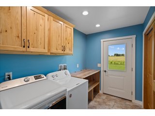 <B><font color=red>STILL ACCEPTING OFFERS</FONT></B>


Schrader Real Estate & Auction Co is pleased to present this unique real estate opportunity comprised of a beautiful custom-built home, scenic pond, large machine shed and barn, all sitting on 34+/- acres. Enjoy your morning coffee from the spacious kitchen or covered deck while seeing wildlife in the fields and pond. This setting offers both the enjoyment of relaxing by yourself or hosting large gatherings with friends and family in the finished basement or large outdoor patio with over 1,000 sq ft of outdoor finished space. Get ready to enjoy all the benefits of being in the country with both the machine shed that has a heated office or in the barn set up for your choice of any type of livestock. With the barn having concrete floor and fully insulated, this can easily be converted to a shop or storage. <br>
<li>	Built in 2021
<li>	Oversized 3-Car Garage
<li>	Custom made Cabinets and Vanities
<li>	Stainless steel appliances
<li>	Gas and Electric hookup for Stove and Dryer
<li>	Gas hookup for Living Room Fireplace
<li>	Sky lights in Master and Main bathroom
<li>	Finished Heated garage with floor drain and heavy duty wiring and receptacles 
<li>	Freestanding wood/coal Stove in living room (No electric needed)
<li>	Covered front porch, covered deck, and outdoor patio (partially covered)
<li>	Fruit/Root Cellar with Ample Shelving
<li>	Dual zone Upstairs/Downstairs energy efficient LP furnace
<li>	Whole house generator Hookup with Interlock System
<li>	R-24 sidewall/R-60 Ceiling dense pack insulation in House & Garage
<li>	Basement Spray Foamed (Walls and Box Sills)
<li>	All open windows are casement
<li>	Beautiful knotty pine ceilings on both Covered Deck and Porch
<li>	Maintenance-Free siding and decking
<li>	Cement Front porch and sidewalk to patio
<li>	Hookups for big screen in living room, Master bedroom, and Basement
<li>	120 ft drilled well 15 GPM that serves house, barn, shed, and garden
<li>	All underground wiring
<li>	Frost-free hydrant next to fertile mound garden
<li>	Small apple and pear orchard 
<li>	Landscape included trees and perennials for low maintenance 
<li>	Over 300 trees and shrubs in spacious yard 
<li>	Over 150 trees and shrubs under dripline
<li>	Approximately 0.75-acre pond 16 feet deep on far end with rock spillway
<li>	Entire driveway covered with blue rock
<li>	Frostless faucets on three sides of house
<li>	Outside receptacles on all four sides of house (eight total)
<li>	Small porch off laundry room with maintenance free decking
<li>	Battery backup sump pump that very rarely turns on
<li>	All high tensile woven wire fencing with six separated pasture and paddocks - REAL ESTATE FOR SALE 34+/- ACRES IN MARATHON COUNTY, WISCONSIN