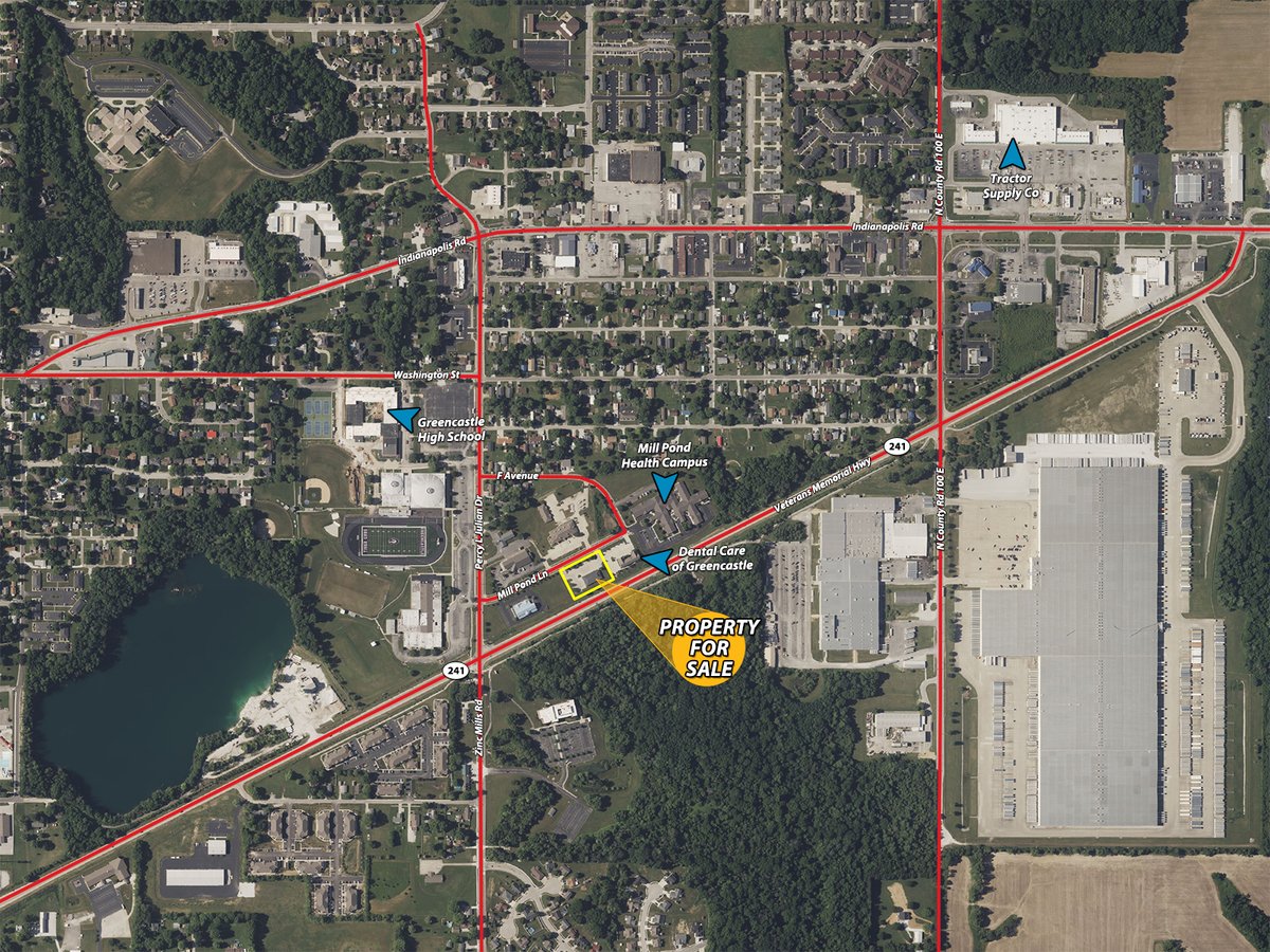 Plat map - COMMERCIAL REAL ESTATE FOR SALE - .98+/-ACRES IN PUTNAM COUNTY, INDIANA