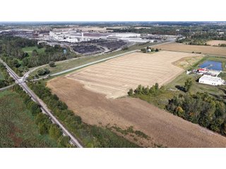 Located just 1/2 mile South of US 30 and directly across from a major industrial hub, this 35.5+/- acre parcel offers an exceptional opportunity for commercial or industrial development in a fast-growing area of Allen and Whitley Counties. With direct frontage on County Line Road and Yellow River Road, and bordered by active railroad tracks on the southern boundary, this site offers excellent logistics potential - including the possibility for a future rail spur.
Currently comprised of highly productive tillable ground with Pewamo, Blount, and Haskins soils, this tract offers strong investment value while planning for future use. The site includes dual road access, making it ideal for phased development or potential subdivision. - LAND FOR SALE IN ALLEN COUNTY, INDIANA