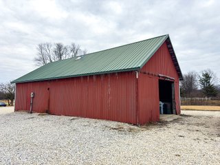 This is a tremendous opportunity to purchase a rural home and four Outbuildings with significant square footage under roof. The outbuildings offer a plethora of opportunities for livestock and/or storage, and the acreage allows for further expansion if desired. The outbuildings total 18,560 Sq. Ft. and the house contains 1,768 sq ft, 3 bedrooms, and one full bath. - REAL ESTATE FOR SALE 11.13+/- ACRES IN HUNTINGTON COUNTY, INDIANA