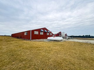 This is a tremendous opportunity to purchase a rural home and four Outbuildings with significant square footage under roof. The outbuildings offer a plethora of opportunities for livestock and/or storage, and the acreage allows for further expansion if desired. The outbuildings total 18,560 Sq. Ft. and the house contains 1,768 sq ft, 3 bedrooms, and one full bath. - REAL ESTATE FOR SALE 11.13+/- ACRES IN HUNTINGTON COUNTY, INDIANA