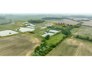 Don't miss this unique offering that includes a versatile mix of income-producing and recreational opportunities. Features include hog confinement buildings, three pole barns totaling 12,522 sq. ft. farm shop, a 1,456 sq. ft. home built in 2014, and wooded acreage. The property also includes nine lagoons-ideal for waterfowl hunting and wildlife habitat. Excellent potential for both livestock operation and hunting.<br><br>
<b>Tract 1:</b> 33.5+/-  Individual List price of $335,000. A waterfowl hunter's paradise with 7 ponds that were previous lagoons that have been cleaned and hold a heavy flow of ducks and geese. Consider the potential of stocking the ponds with fish as well. This tract also includes one confinement building that could be converted for numerous recreational uses.<br>
<b>Tract 2:</b> 16.5+/-  Individual List Price of $165,000 containing numerous outbuildings and confinement facilities. Consider the possibilities at hand with the immense amount of square footage available.<br>
<b>Tract 3:</b> 11+/-  Individual List Price of $275,000. Includes the 1,456 sq. ft. potential home and several outbuildings with wooded acreage.

 - RECREATIONAL LAND AND LIVESTOCK FACILITIES FOR SALE