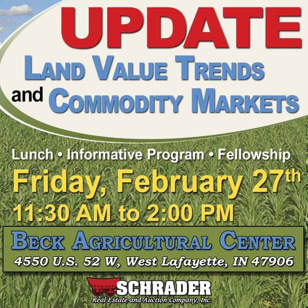 STATE OF THE FARMER'S ECONOMY UPDATE IN WEST LAFAYETTE, INDIANA