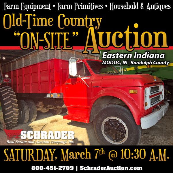 PERSONAL PROPERTY AUCTION IN RANDOLPH COUNTY, INDIANA