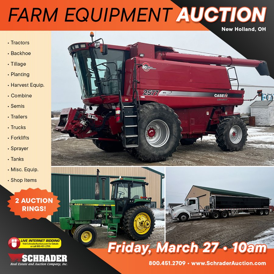 FARM EQUIPMENT AUCTION IN FAYETTE COUNTY, OHIO