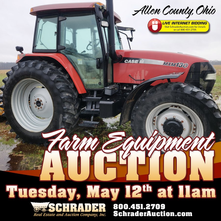 FARM EQUIPMENT AUCTION IN ALLEN COUNTY, OHIO