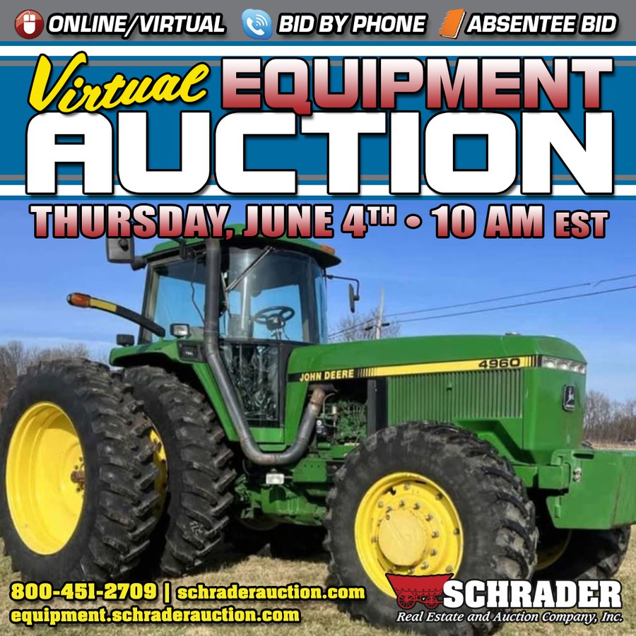 LARGE FARM EQUIPMENT VIRTUAL AUCTION