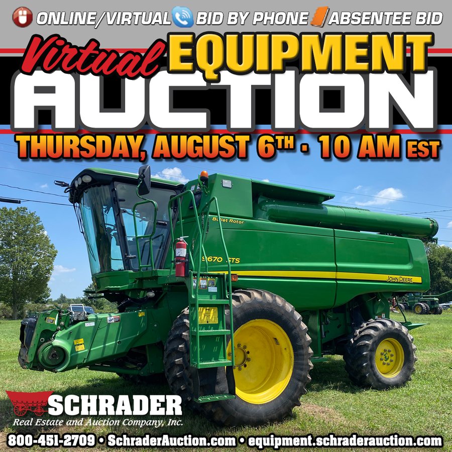 AUGUST CONSIGNMENT VIRTUAL FARM EQUIPMENT AUCTION