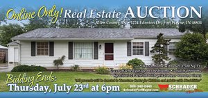 Sold: TIMED ONLINE ONLY REAL ESTATE AUCTION OFFERED IN 1 TRACT IN ALLEN COUNTY, INDIANA - 1724 Edenton Dr, Ft Wayne, IN 46804 - Allen County, Indiana