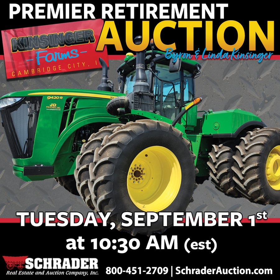 PREMIER RETIREMENT FARM EQUIPMENT AUCTION IN WAYNE COUNTY, INDIANA