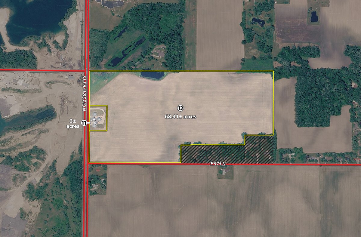 Tract 11-12 - LAND AUCTION - 1,803.33+/-ACRES OFFERED IN 18 TRACTS IN KOSCIUSKO AND ELKHART COUNTY, INDIANA