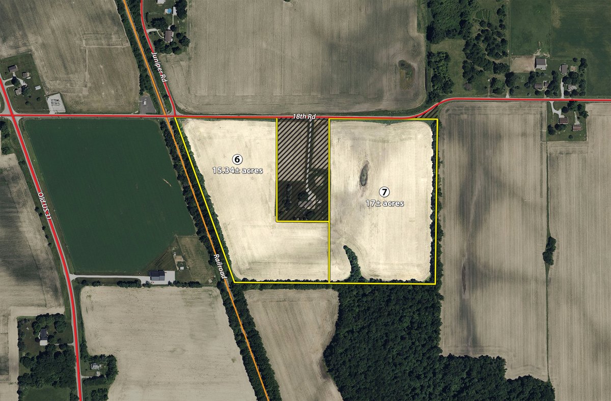 Tract 6-7 - QUALITY LAND AUCTION - 249.5+/-ACRES OFFERED IN 9 TRACTS IN MARSHALL COUNTY, INDIANA