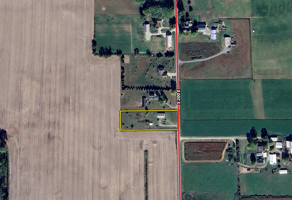 Tract map - PHONE BID ONLY REAL ESTATE AUCTION IN LAGRANGE COUNTY, INDIANA