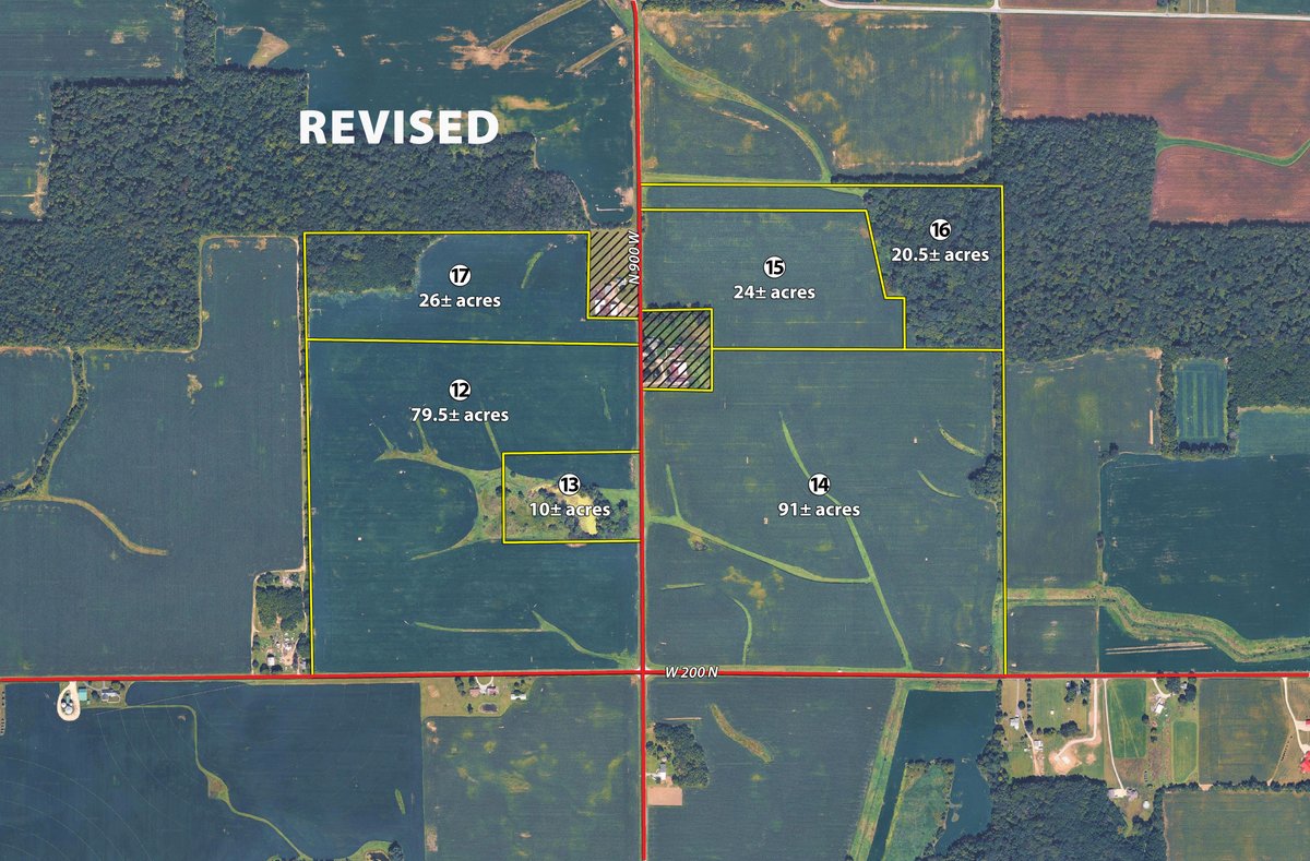 Tract 12-17 - LAND AUCTION - 401+/-ACRES OFFERED IN 17 TRACTS IN NOBLE COUNTY, INDIANA
