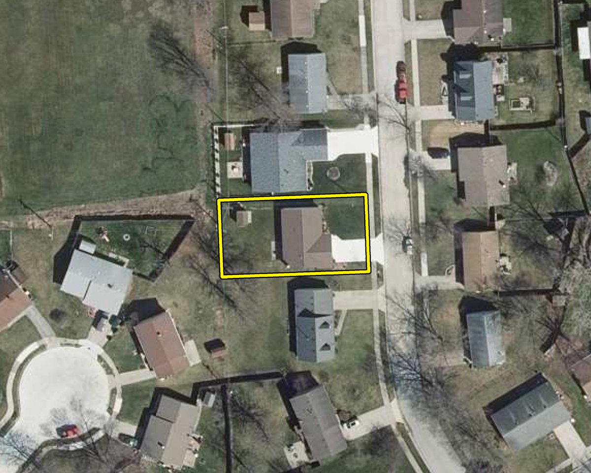 Tract map - REAL ESTATE AUCTION OFFERED IN 1 TRACT IN ALLEN COUNTY, INDIANA