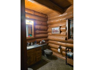 Beautiful, Secluded Setting Southwest of Huntington
8.03+/- Acres with Access from County Road 400 W
House is a 3,900 square foot, log home built in 2004.
<li>4 BEDROOMS
<li>4 BATHS
<li>2 CAR GARAGE
<li>LARGE WOOD DECK
<li>1.5+/- ACRE POND
<li>1,232 SQUARE FOOT POLE BARN
<li>BUILT IN 2007. CONCRETE FLOOR WITH ATTIC TRUSSES. - REAL ESTATE FOR SALE - 8.03+/-ACRES IN HUNTINGTON COUNTY, INDIANA