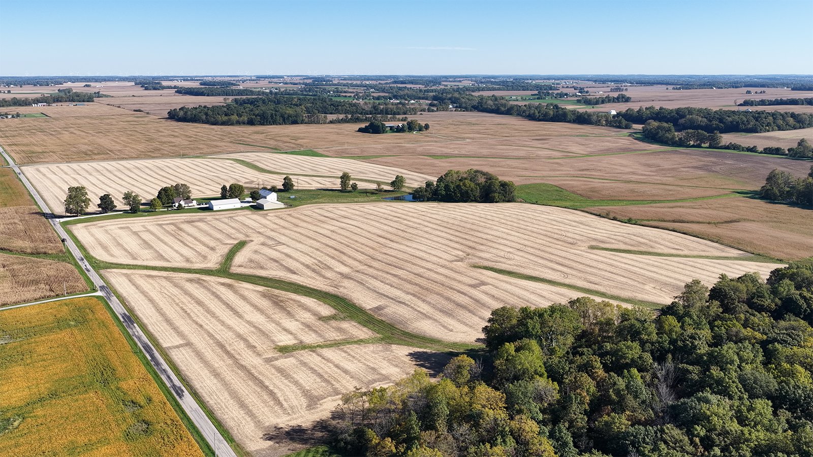 Property photo 1 - LAND AND FARMSTEAD AUCTION - 80+/-ACRES OFFERED IN 4 TRACTS IN WAYNE COUNTY, INDIANA