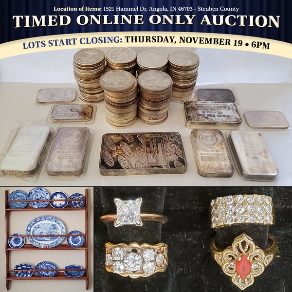 TIMED ONLINE ONLY PERSONAL PROPERTY AUCTION IN STEUBEN COUNTY, INDIANA - 1521 Hammel Dr, Angola, IN 46703 - Steuben County, Indiana