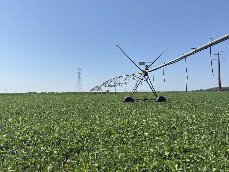 Tract 13, North pivot: Spans