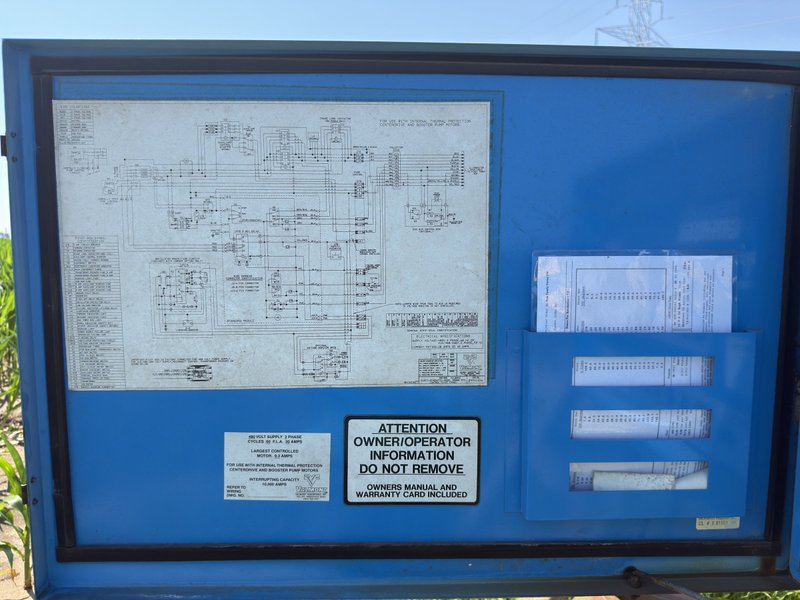 Tract 13, North pivot: Inside of the panel door