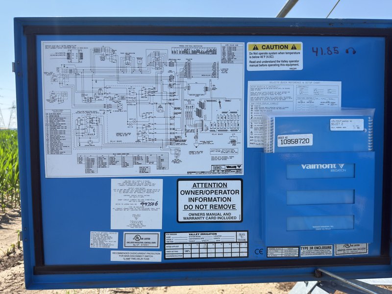 Tract 13, South pivot: Inside of the panel door