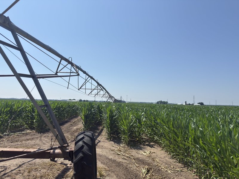 Tract 14, North pivot: Spans