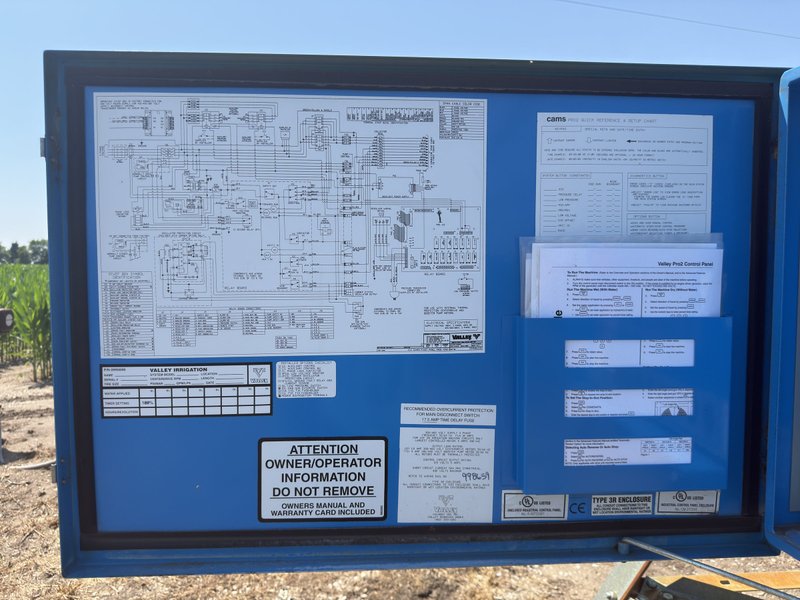 Tract 14, South pivot: Inside of the panel door