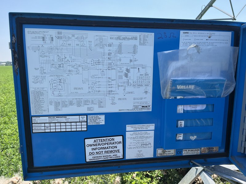 Tract 15, North pivot: Inside of the panel door