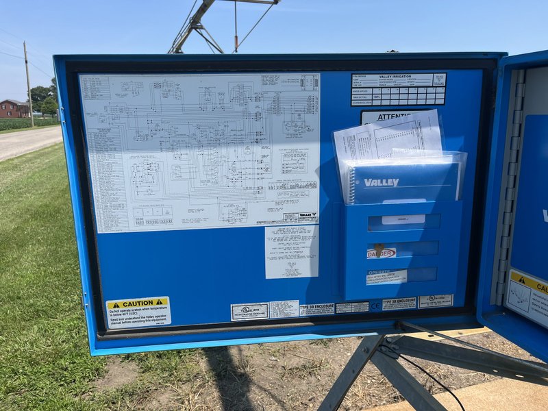 Tract 6, Northeast pivot: Inside of the panel door