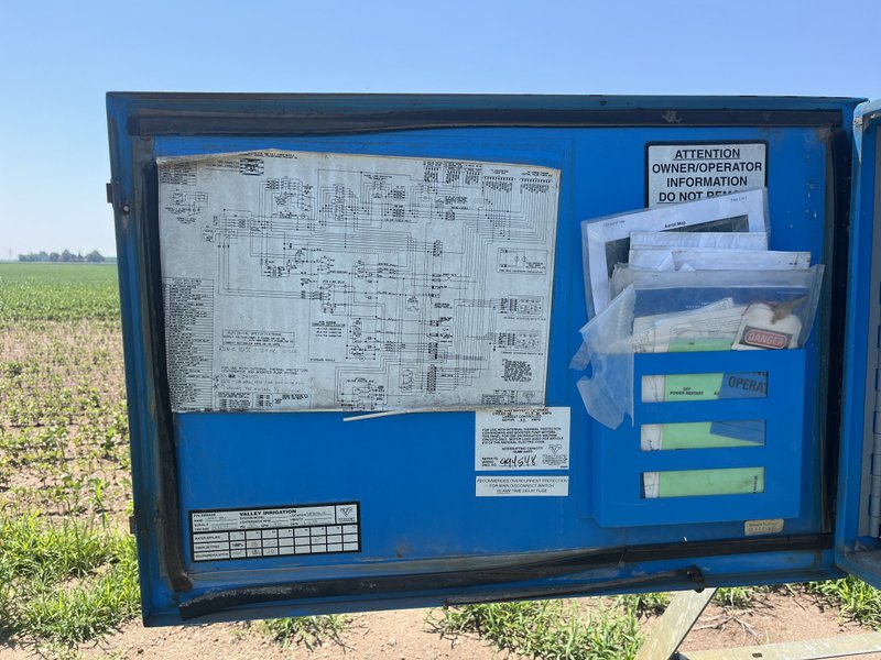 Tract 8, Northeast pivot: Inside of the panel door