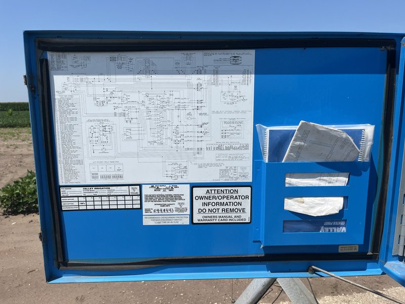 Tract 8, Northwest pivot: Inside of the panel door