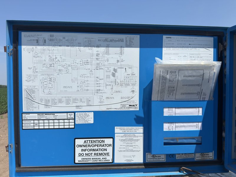 Tract 8, Southeast pivot: Inside of the panel door