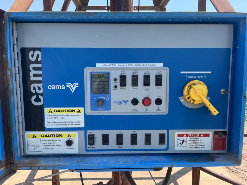Tract 8, Southwest pivot: Control panel (Valley CAMS Select)