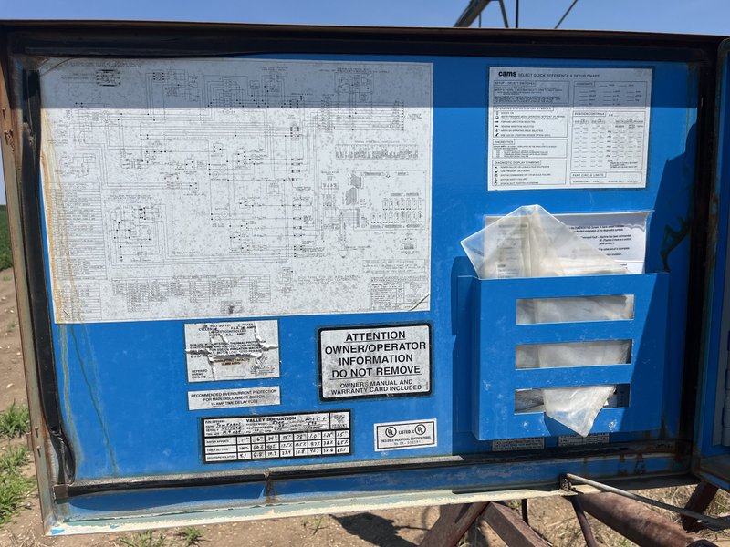 Tract 8, Southwest pivot: Inside of the panel door
