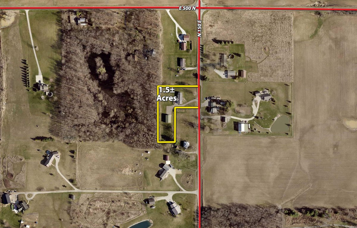 Plat map - COUNTRY HOME FOR SALE - 1.5+/-ACRES IN NOBLE COUNTY, INDIANA